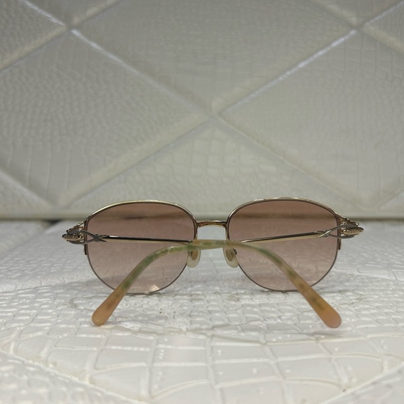 CELINE Oval Sunglasses Titan with Frames 54016-135 - Picture 6 of 13